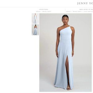 Jenny Yoo Kora Whisper Blue Dress